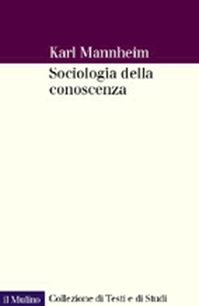 Cover Sociologia della conoscenza