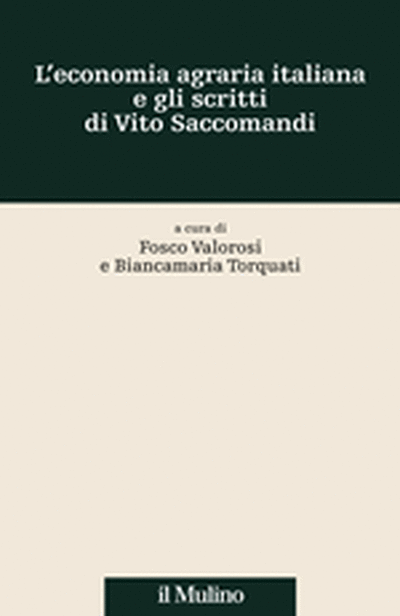 Cover L'economia agraria italiana e gli scritti di Vito Saccomandi