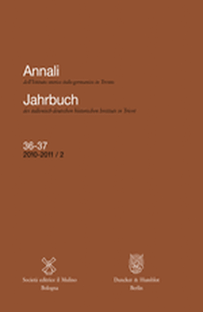 Cover Annali XXXVI-XXXVII, 2010-2011/2