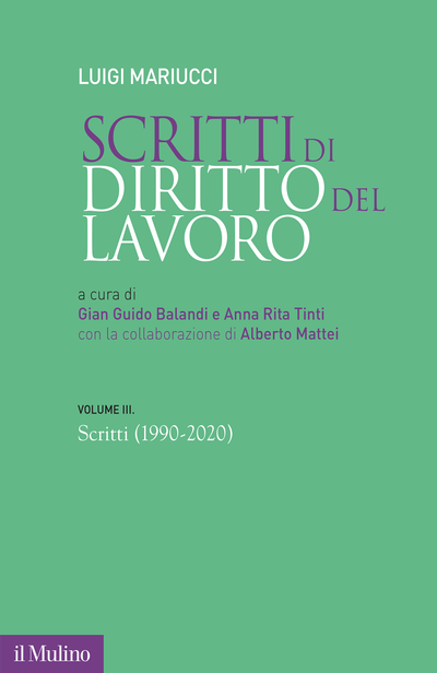 Cover Scritti di diritto del lavoro III